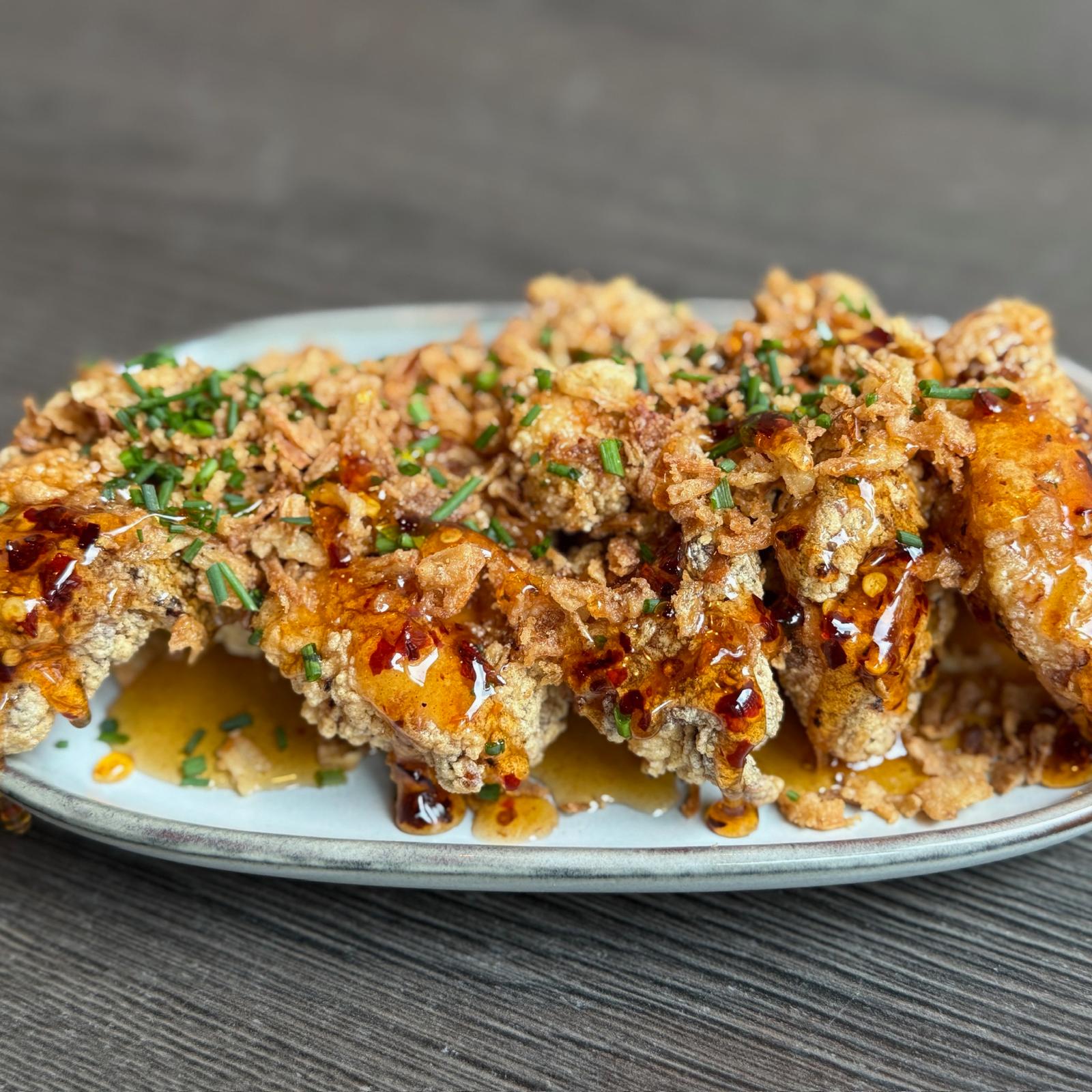 Hot honey wings