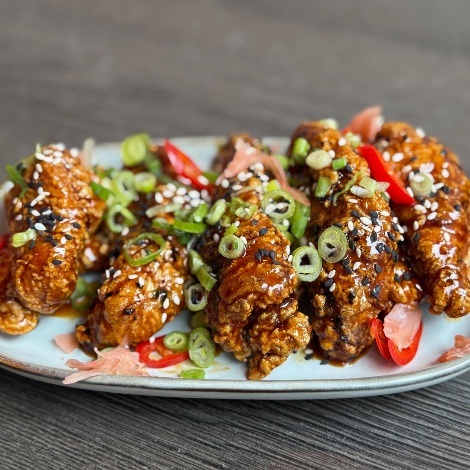 Teriyaki wings